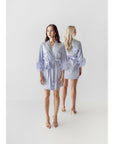 Classic Robe - Sky Blue - The Villa