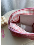 Pink Terry Towel Make-up Case - The Villa