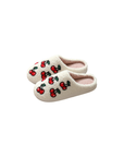 Cherry Boucle Slippers