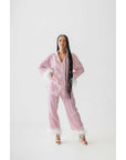 Pink Gingham Sleepwear Set - The Villa