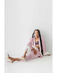 Pink Gingham Sleepwear Set - The Villa