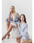 Classic Robe - Sky Blue - The Villa