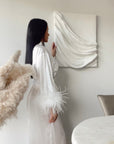 Long Satin Bridal Robe