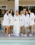 Long Satin Bridal Robe