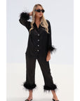 Bridgerton Sleepwear Set - Black