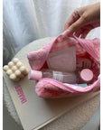 Pink Terry Towel Make-up Case - The Villa