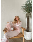 Bridgerton Sleepwear Set - Pink - The Villa