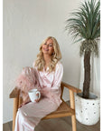 Bridgerton Sleepwear Set - Pink - The Villa