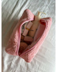 Pink Terry Towel Make-up Case - The Villa