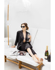 Bridgerton Sleepwear Set - Black - The Villa