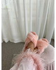 The Fluffiest Slippers in the World - Pink - The Villa